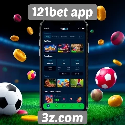 Opções de jogos oferecidas pelo 121bet app